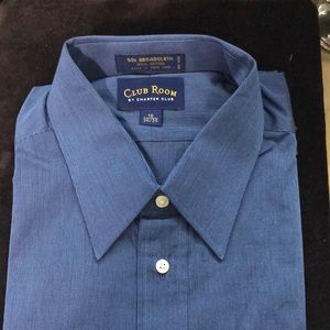 Club Room Men’s Longsleeve Blue Dress Shirt (G2)